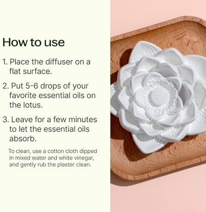 Plant Therapy Passive Lotus Flower Aromatherapy Essential Oil Diffuser