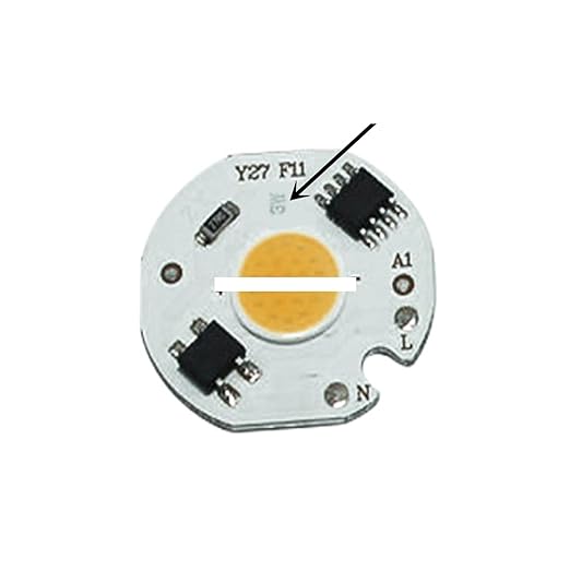 2-10pcs 3W 5W 7W 10W 12W LED COB Chip 220V Smart IC Driver Lamp Bulb RED Green Blue Light Source for DIY Flood Light Spotlight(Warm White,10 Pieces_7W)