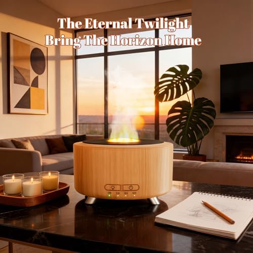 500ML Retro Vinyl Essential Oil Diffuser for Home