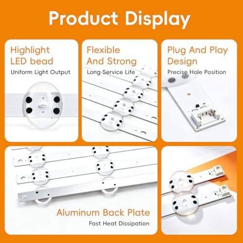 5pcs LED Backlight Strips for LG 60"