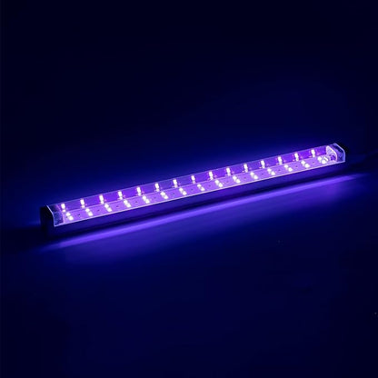 THLIFURE UV Black Light Bar USB DC 10W 1ft LED Blacklight Bar Strip Lights for Bedroom Fluorescent Paint Poster Party Glow in The Dark Light Magnet 2 Pack
