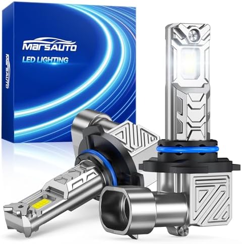 Marsauto M1C 9005 30000LM Fanless LED Bulbs, 6500K IP68 – 2 Pack