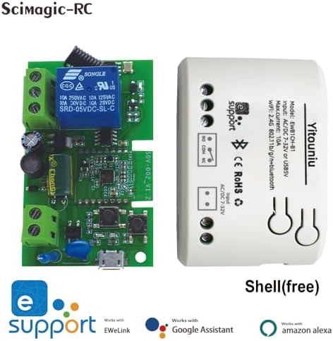 EWeLink 1CH 7-32V WiFi Intelligent Remote Control Relay Switch