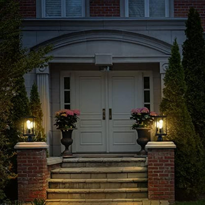 Design House Outdoor Light Pier Base, Matte Black