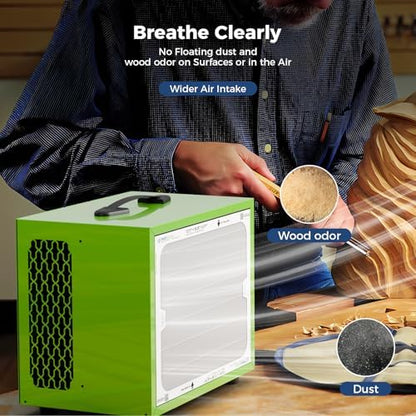 ALORAIR 580/780 CFM 2-Stage Air Filtration System for Woodworking