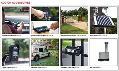 Mighty Mule FM231 Wireless Driveway Alarm – Electromagnetic Vehicle Detection, Indoor Receiver, 400 ft Range, Expandable, Battery Powered, Easy Installation, Driveway & Property Security System
