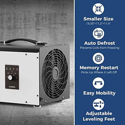 ALORAIR 70 Pints Crawlspace Dehumidifier for Commercial, Sentinel HS35