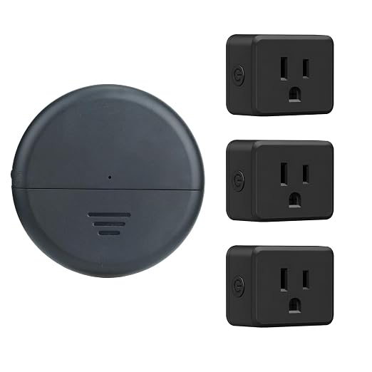Greencycle Wireless Motion Sensor Outlet 3 Plugs,Automatic Light Switch