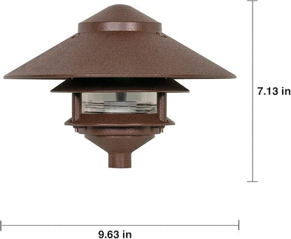 Nuvo Lighting SF76/635 Transitional One Light Post Mount in Bronze/Dark finish