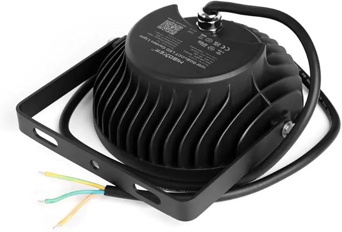 LGIDTECH FUTC03 RGB+CCT Outdoor 15W LED Landscape Garden Spotlight AC 100-240V,Color Changing,CCT Color Temperature Adjustable,Memory Function.No Plug