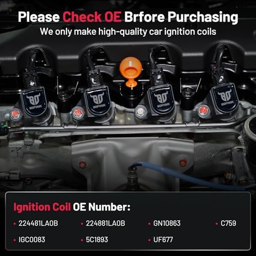 BDFHYK Ignition Coil Pack UF677 for Nissan Armada 2017-2020