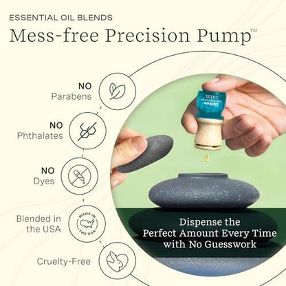 Lifelines Stacking Stones Aromatherapy Diffuser with Essential Oil Blend