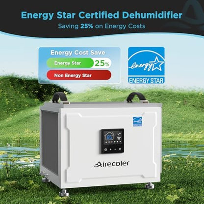 70 Pints Commercial Dehumidifier with Pump for Crawl Space