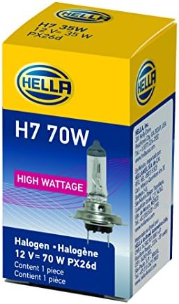 HELLA H7 70W High Wattage Bulb, 12V