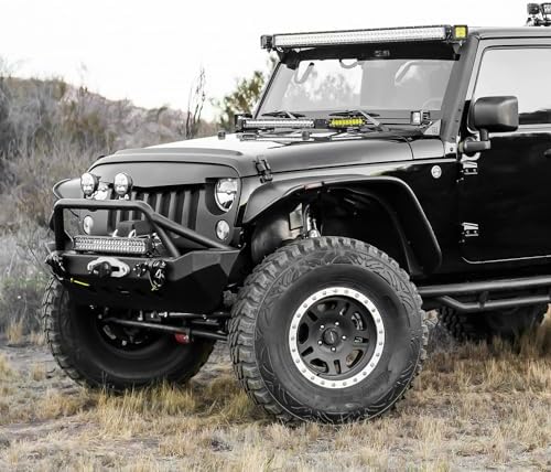 Nilight - ZH023 52Inch Spot Flood Combo Led Light Bar 2PCS 4Inch 18W Spot LED Fog Lights With Off Road Wiring Harness- 3 Leads, 2 Years Warranty