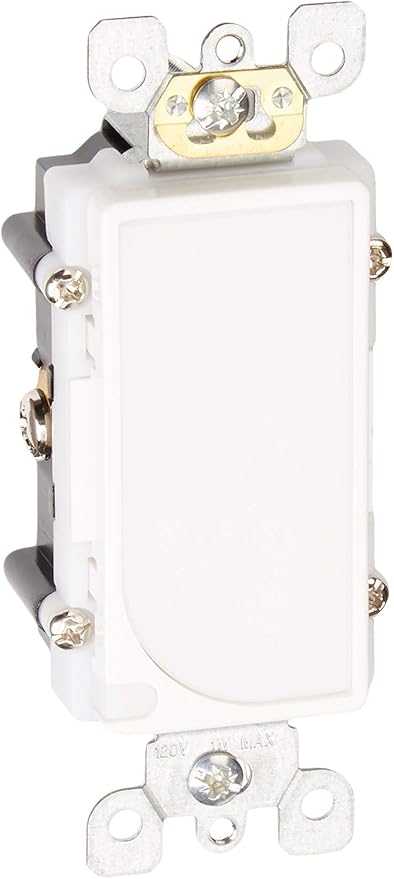 Leviton 120V AC Decora LED Full Guide Light, 6527-W, White