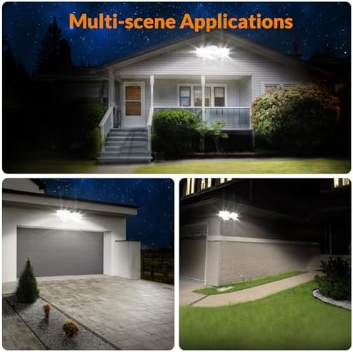 LEPOWER 28W Flood Lights Outdoor - 3000LM Brightness LED Security Lights