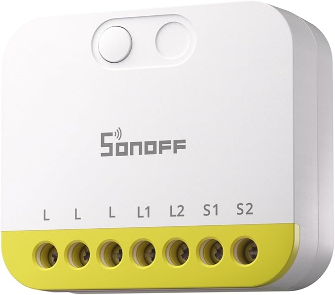 SONOFF MINI Duo-L Zigbee Smart Switch – No Neutral Wire, Zigbee 3.0, Dual Channel, Compact Design, Works with Alexa, Google Home