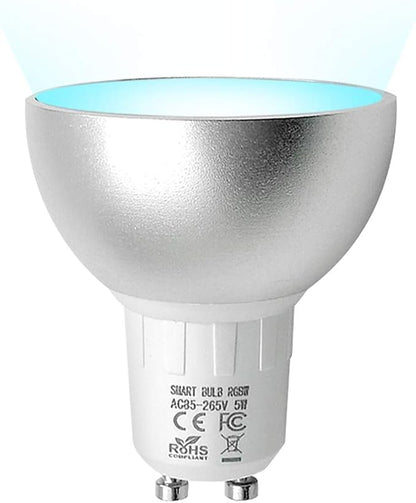 BENEXMART Zigbee GU10 Smart LED Bulb 5W RGBW Compatible with Tuya SmartThings App Alexa Echo Plus Google Home Voice Control (zigbee GU10 1 Pack)