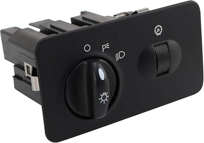 TRQ Headlight Switch Compatible with 2001 F250F550 Super Duty Without Fog Lights, 20022004 F250F550 Super Duty Without Automatic Headlights and Fog Lights, 20062009 F650/F750/F53 20112019 F53