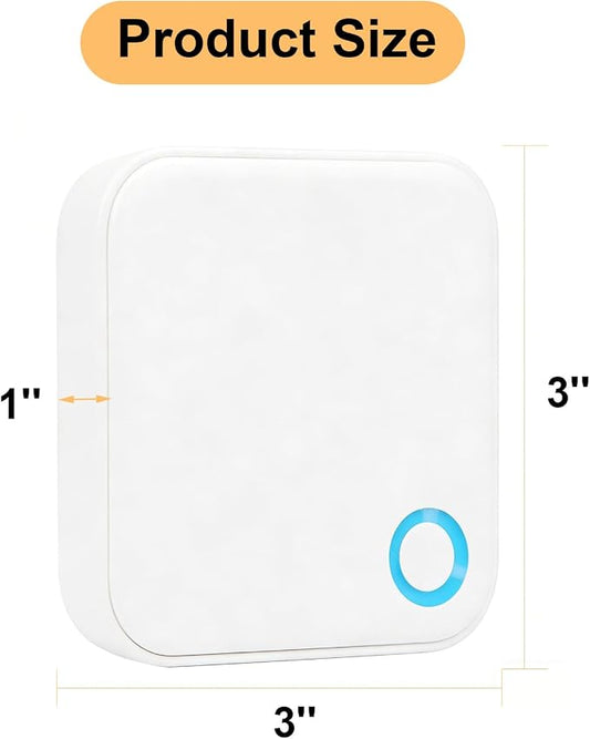 G5 Gateway for TTLOCK Smart Door Locks, Dual Band | 2.4GHz and 5GHz WiFi, Remote Access Control, Real-Time Monitoring, White