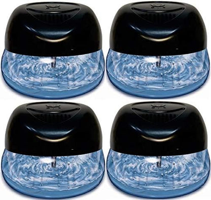Bluonics Fresh Aire 4-Pack Water Air Washer, Water-Based Air Revitalizer & Room Freshener with 4 Fragrance Bottles, 7-Color LED Night Light and Relaxing White Noise