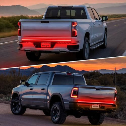 Nilight Truck Tailgate Light Strip 60" Quad Row 648 LED Strip