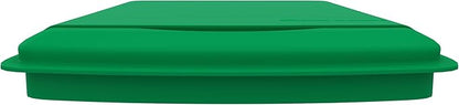 Rev-A-Shelf 50 Qt Under Sink Garbage Can Lid for Base Kitchen and Bathroom Cabinet, Replacement Plastic Trash Bin Lid Only, Green, RV-50-LID-G-1-40