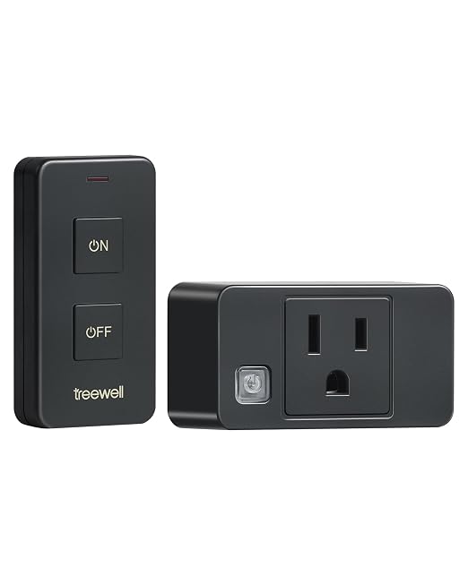 Remote Control Outlet with Portable Magnetic Switch