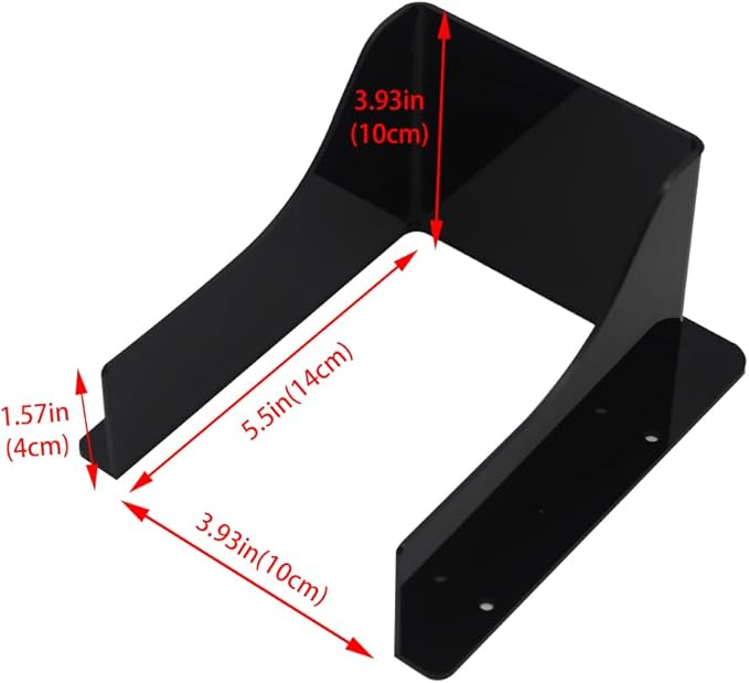 Doorbell Rain Cover Weatherproof for Ring Nest Video Doorbells, Universal Keypad Cover Protector for Outside Camera Door, Gate Access Control, Doorbell & Fingerprint Lock (M - Black Without lid)