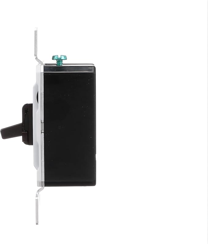 Eaton Universal Toggle Dimmer 120V, Black/Brown/Gray