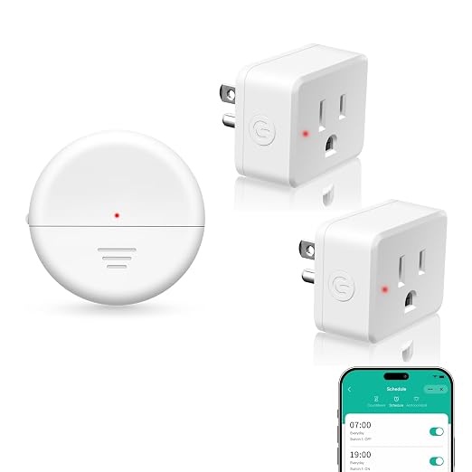 NineLeaf Wireless Motion Sensor WiFi Slim Outlet 260FT Remote Smart Switch