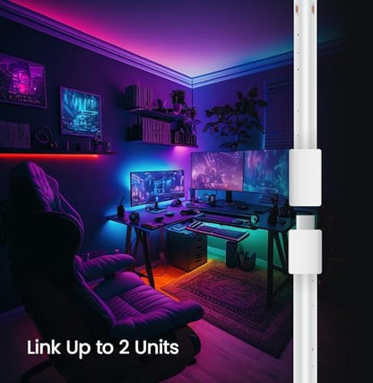 Feit Electric LED Tape Light COB TAPE240/COB/RGB - Color Changing, Remote, Thin 10mm - 20 ft,