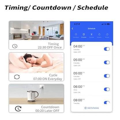 Tuya Smart Life app Dry Contact WiFi Relay Switch Module,2 Channel DC 5V 12/24V AC 100-240V,Compatible with Alexa Google Home