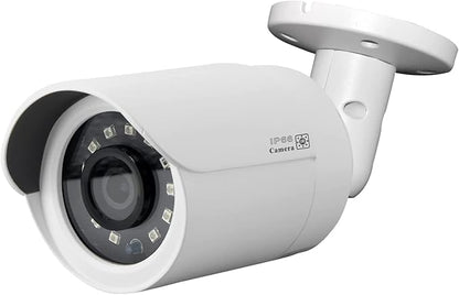 Real HD 4MP PoE IP Bullet Outdoor Camera, 2.8mm Wide Angle, H.265, IP66 Weatherproof, Compatible with Uniview NVR
