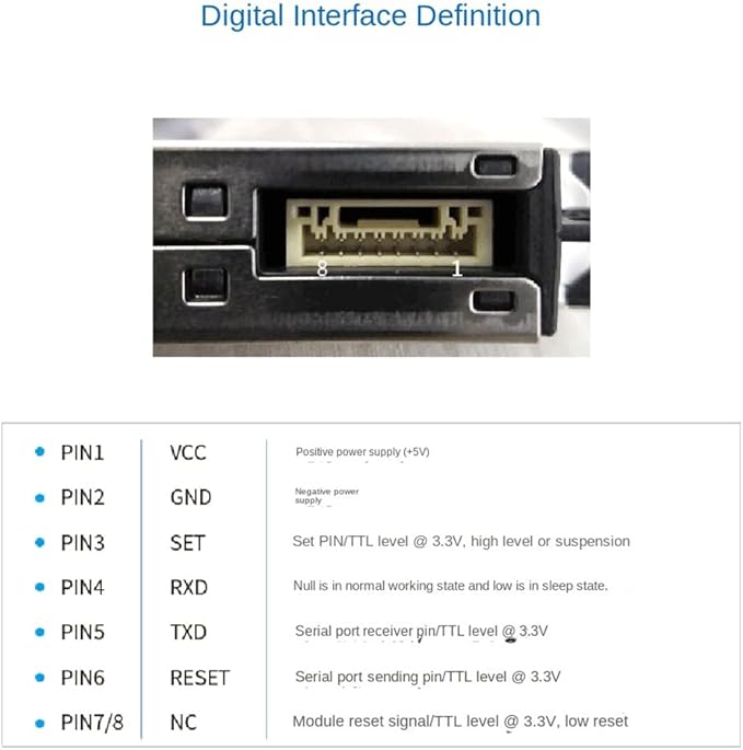 PMS9103M PM2.5 Dust Particle Sensor Module Detects PM2S-3 Indoor Quality Detection PMS9003M Plantower