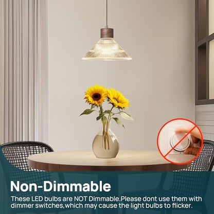 Linkind A19 LED Light Bulbs, 60 Watt Equivalent, 4000K Cool White 6 Packs