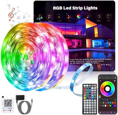 Ledagic Led Lights for Bedroom 190 ft (2 Rolls of 95ft), Led Lights Strip