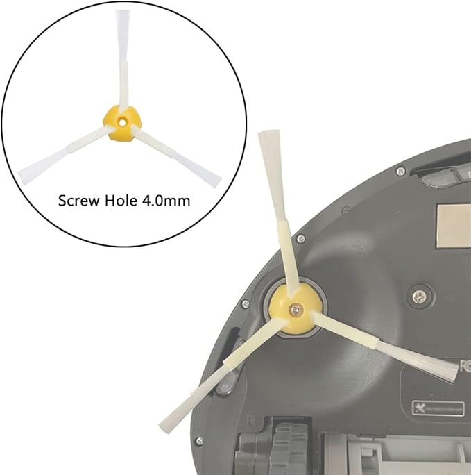 2-Pack 3-Armed Side Brush Compatible for i-Robot Roomba 600 Series 694 692 690 680 660 665 651 650 614 & 500 Series 595 585 564 Robot Vacuum BRUSH3