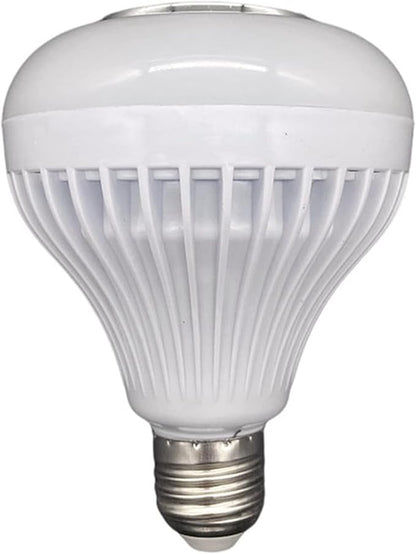Music Light Bulb Plastic RGB Multicolor Adjustable Smart Light Bulb 12W for Bar Restaurant