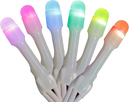 Home Heritage 7Ft Lumations Icicle Christmas Lights for Holiday Home Decor, Smart App-Controlled Indoor/Outdoor RGB LED String Lights, 50 Bulbs