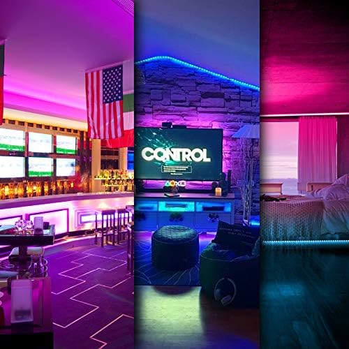 DAYBETTER Led Strip Lights 100 ft Smart with App Remote Control, 5050 RGB for Bedroom, Living Room, Home Decoration, Music Sync Color Changing for Room Party(2 Rolls of 50 ft) (Pack of 2)