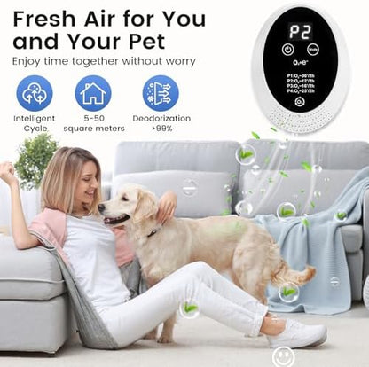 Limpin Air Purifier,Cat Litter Deodorizer&Pet Odor Control Air Cleaner for Pet Room, Mini Air Freshener for Cat Litter Box,Bathroom, Bedroom, Kitchen, Closet & Small Spaces(1)