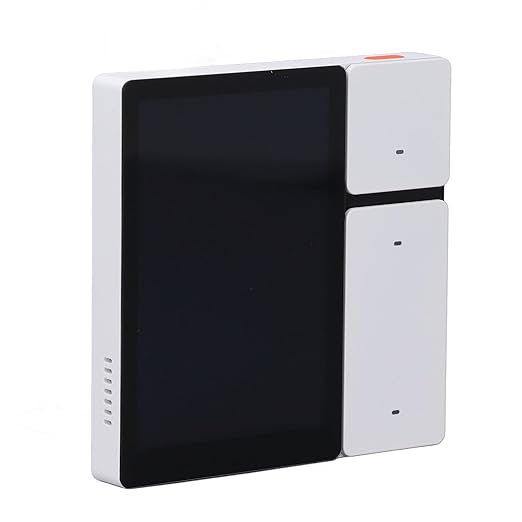 Smart Home Control Panel - 3.5 Inch Full Touchscreen in Wall Mini Scene Wall Switch Panel - 100-240V Interface for Lighting Cameras and Door Locks - Centralized Scene Management