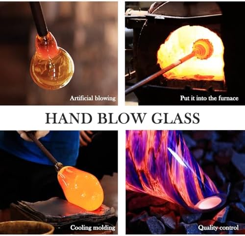 Porseme Essential Oil Diffuser 150ml Handmade Glass Diffuser 6H Runtime