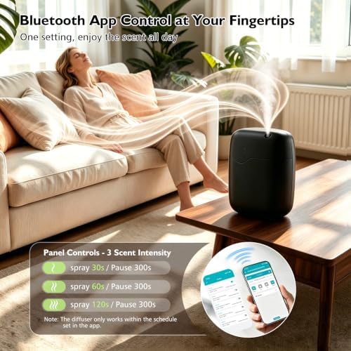 Waterless Essential Oil Diffuser Cold Air Scent Diffuser for Home Hotel