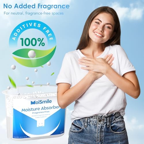 Moisture Absorbers, Fragrance Free Humidity Absorber, 3 Pack, 10.5 oz Boxes