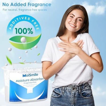 Moisture Absorbers, Fragrance Free Humidity Absorber, 3 Pack, 10.5 oz Boxes
