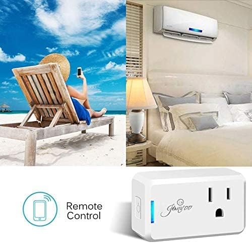 Jinvoo Matter Smart Outlet 16A 2 AC Individual switches 1 USB Charger Works with Philips HUE SmartThings Echo Google Assistant hub Required
