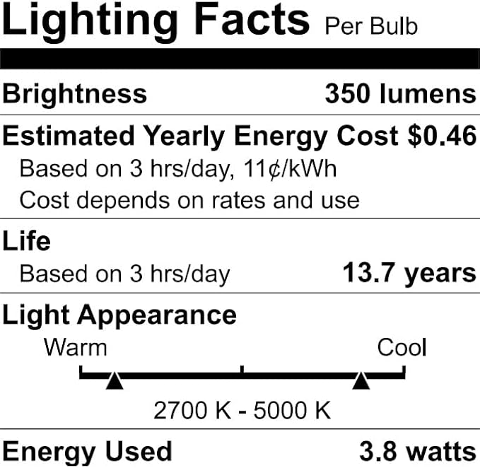 WiZ Connected 40W BA11 Tunable White Filament LED Candle Bulb - Pack of 6 - E26 - Indoor - Connects to Wi-Fi - Control with Voice or App - Matter Compatible
